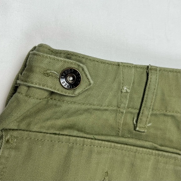 Arborwear Mens Pants 32 x 29 Herringbone Twill Green Straight Leg Utility A6 - Picture 10 of 13